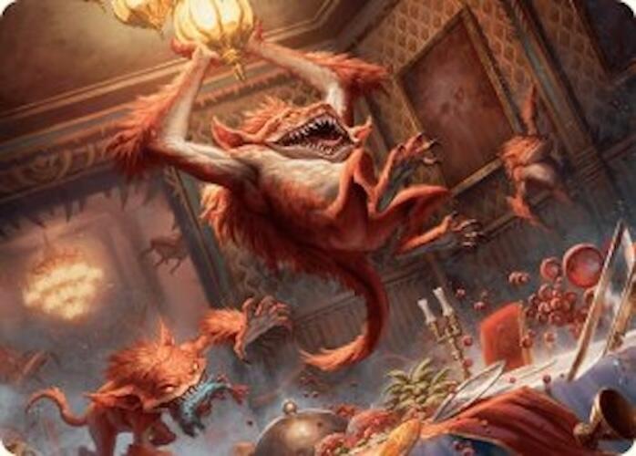 Image of Midnight Mayhem Art Card [Duskmourn: House of Horror Art Series]