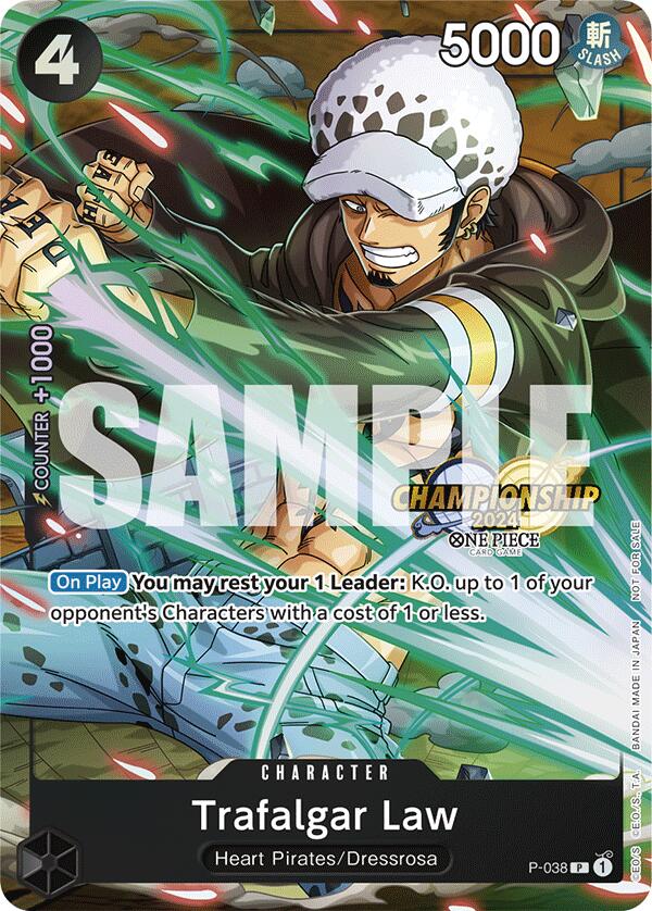 Image of Trafalgar Law (P-038) (CS 2024 Event Pack) [One Piece Promotion Cards]