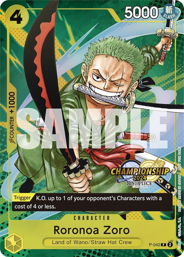 Image of Roronoa Zoro (CS 2024 Event Pack) [One Piece Promotion Cards]
