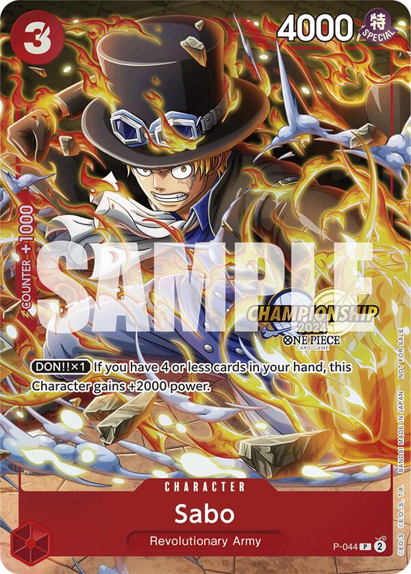 Image of Sabo (CS 2024 Event Pack) [One Piece Promotion Cards]