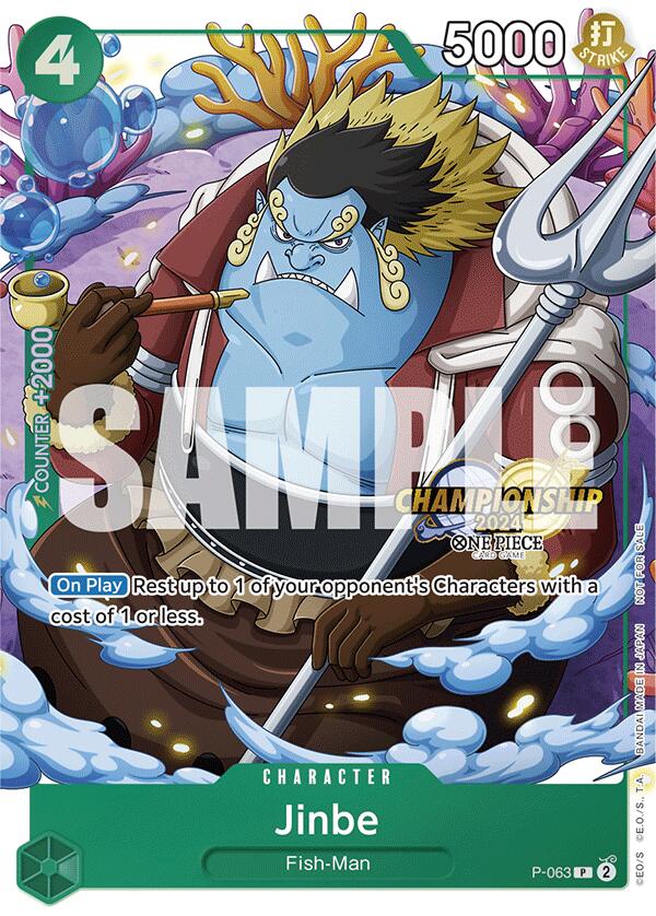 Image of Jinbe (CS 2024 Event Pack) [One Piece Promotion Cards]