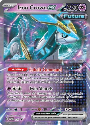 Image of Iron Crown ex (146) [Scarlet & Violet: Black Star Promos]