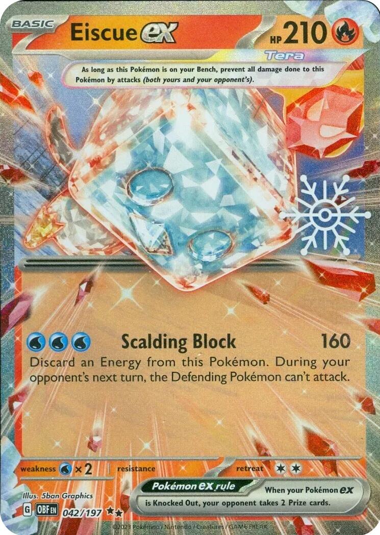 Image of Eiscue ex (042/197) (Holiday Calendar) [Miscellaneous Cards]