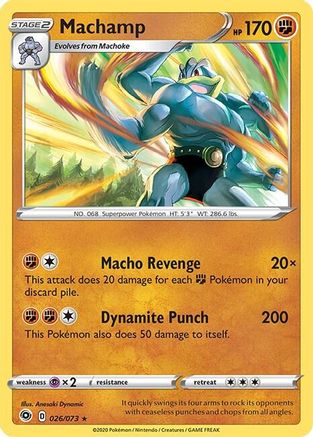 Image of Machamp (26/73) (Intro Deck) [Sword & Shield: Champion's Path]