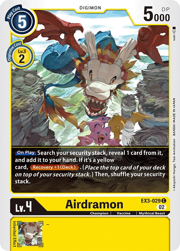 Image of Airdramon [EX3-029] [Draconic Roar]