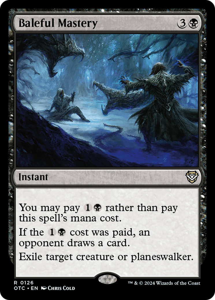 Image of Baleful Mastery [Outlaws of Thunder Junction Commander]
