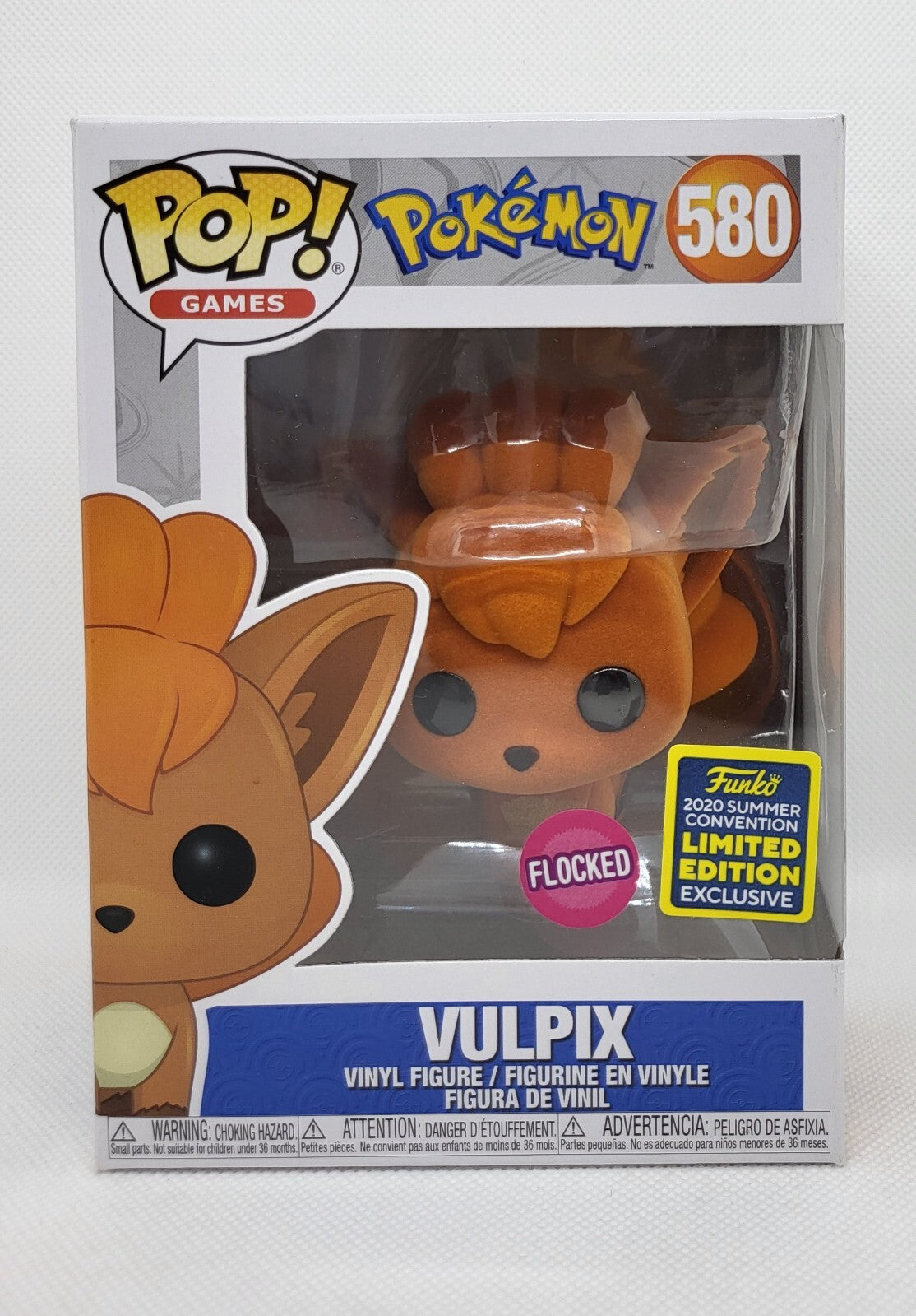 Image of Vulpix #580 Hot Topic Exclusive (Flocked) (Pokemon)