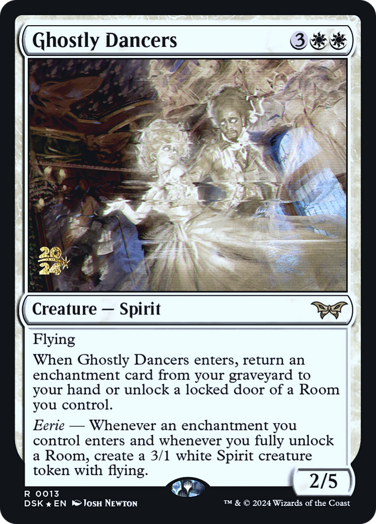 Image of Ghostly Dancers [Duskmourn: House of Horror Prerelease Promos]