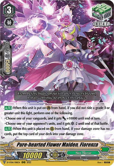 Image of Pure-hearted Flower Maiden, Fiorenza (D-VS06/081EN) [V Clan Collection Vol.6]