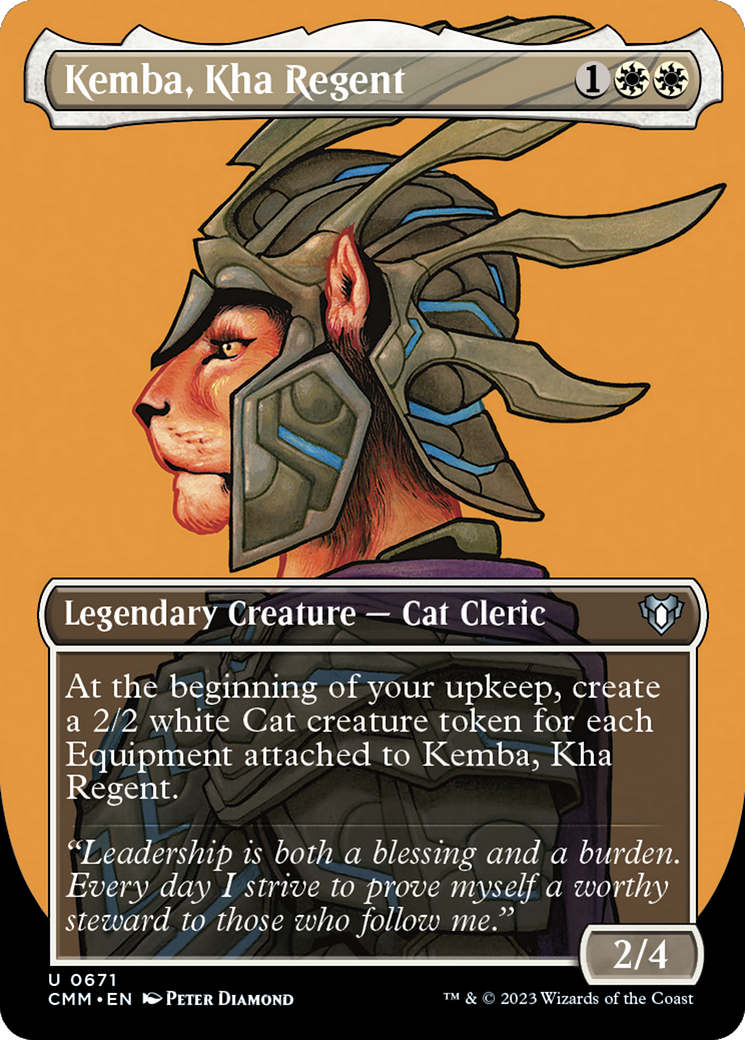 Image of Kemba, Kha Regent (Borderless Profile) [Commander Masters]