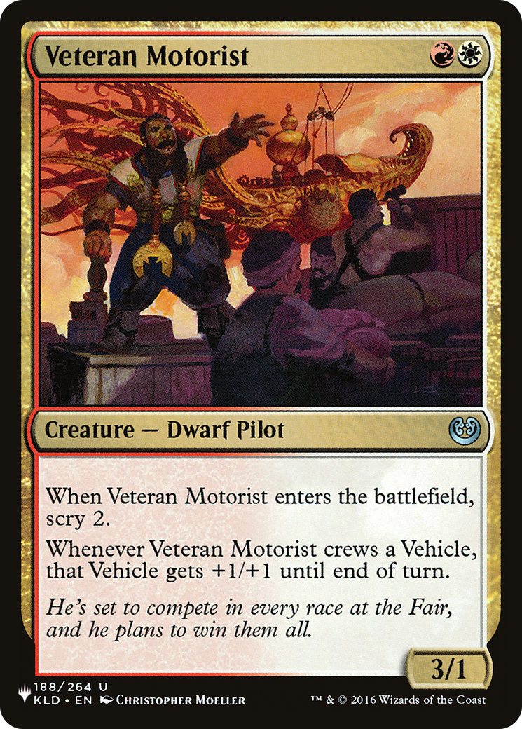 Image of Veteran Motorist [The List]