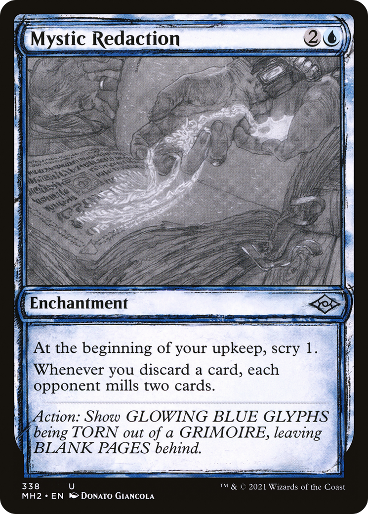 Image of Mystic Redaction (Sketch) [Modern Horizons 2]