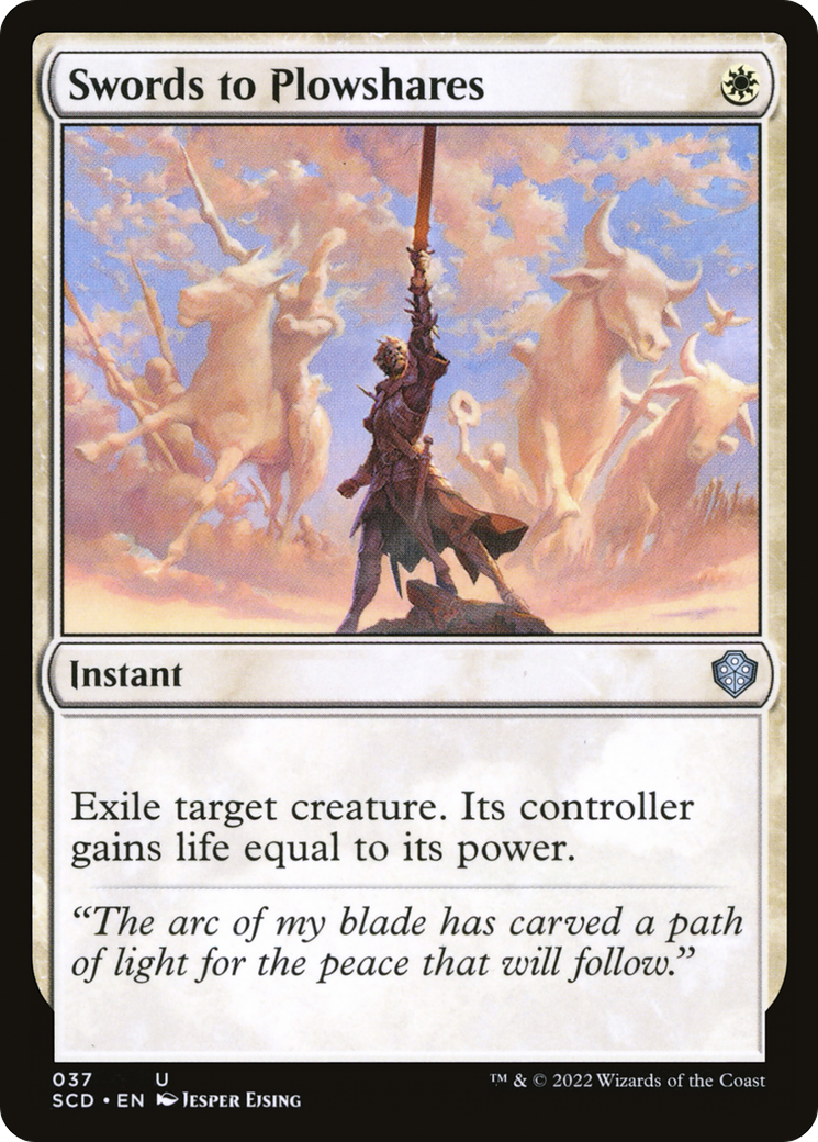 Image of Swords to Plowshares [Starter Commander Decks]