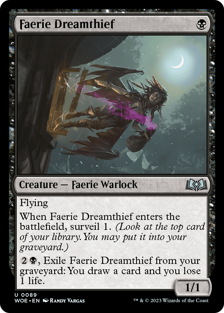 Image of Faerie Dreamthief [Wilds of Eldraine]