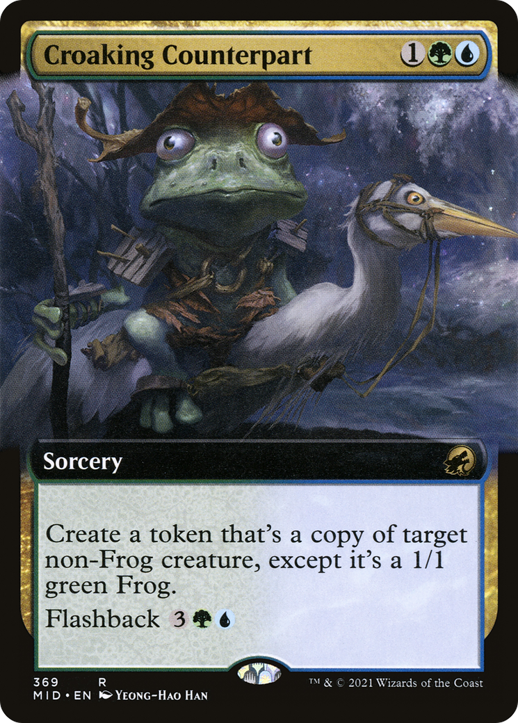 Image of Croaking Counterpart (Extended Art) [Innistrad: Midnight Hunt]