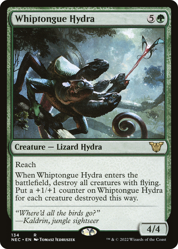 Image of Whiptongue Hydra [Kamigawa: Neon Dynasty Commander]