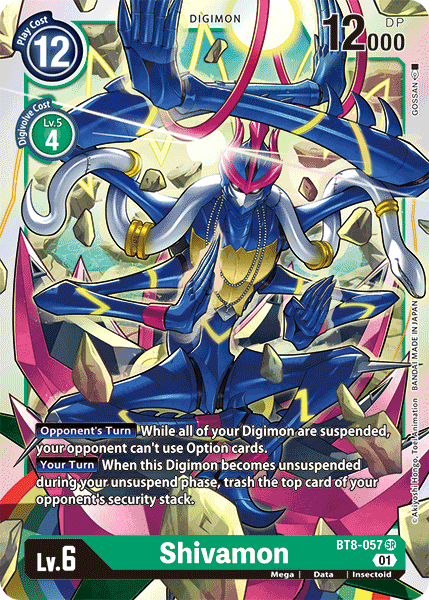 Image of Shivamon [BT8-057] [New Awakening]