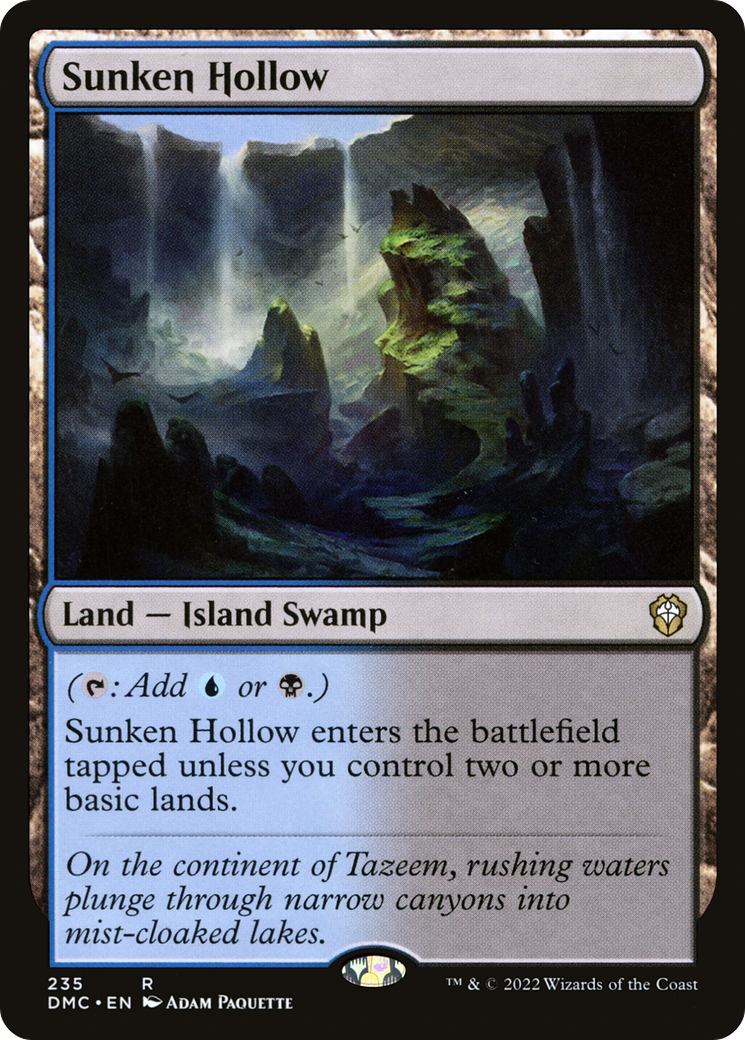 Image of Sunken Hollow [Dominaria United Commander]