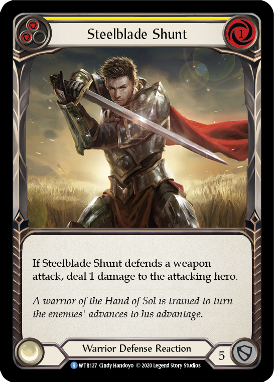 Image of Steelblade Shunt (Yellow) [U-WTR127] (Welcome to Rathe Unlimited)  Unlimited Normal