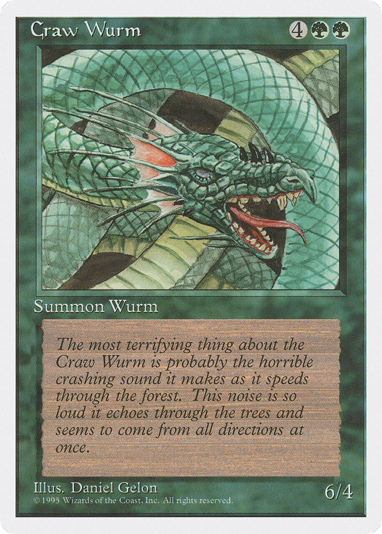 Image of Craw Wurm [Fourth Edition]