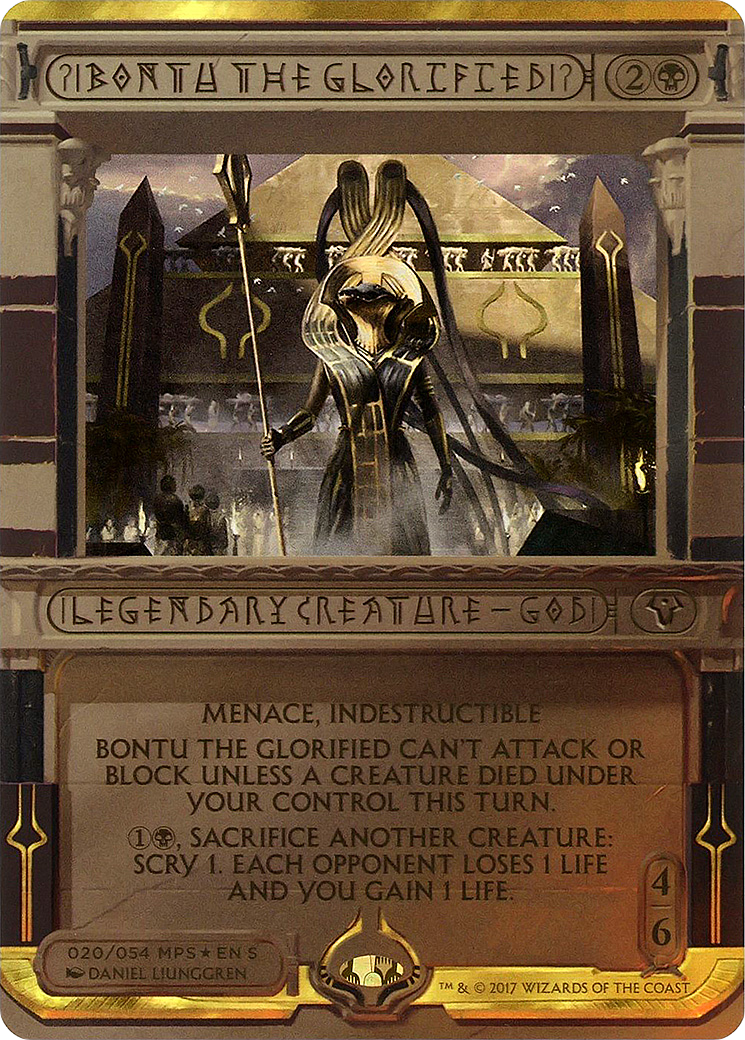 Image of Bontu the Glorified (Invocation) [Amonkhet Invocations]