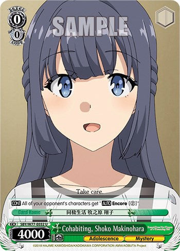 Image of Cohabiting, Shoko Makinohara [Rascal Does Not Dream of a Dreaming Girl]
