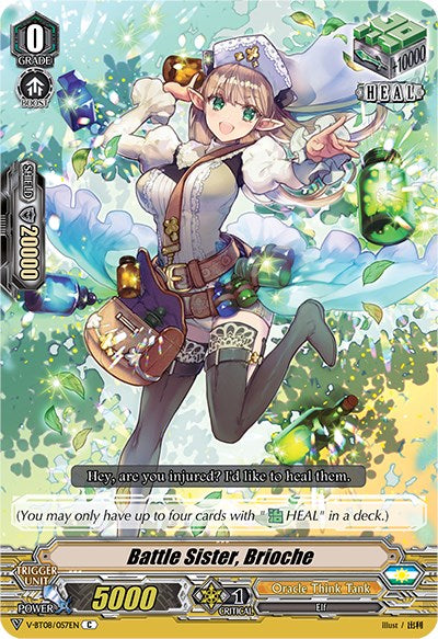 Image of Battle Sister, Brioche (V-BT08/057EN C) [Silverdust Blaze]