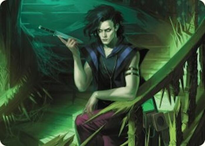 Image of Winter, Misanthropic Guide Art Card [Duskmourn: House of Horror Art Series]