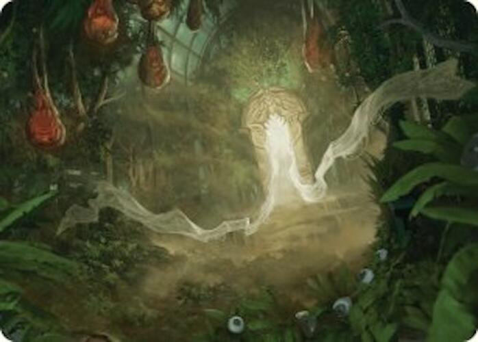 Image of Hushwood Verge Art Card [Duskmourn: House of Horror Art Series]