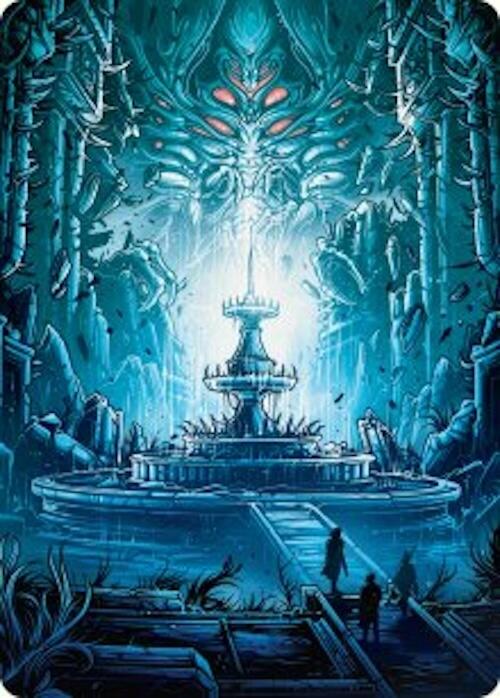 Image of Island Art Card [Duskmourn: House of Horror Art Series]