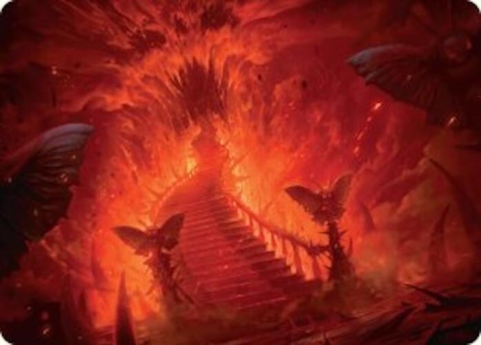 Image of Mountain Art Card [Duskmourn: House of Horror Art Series]