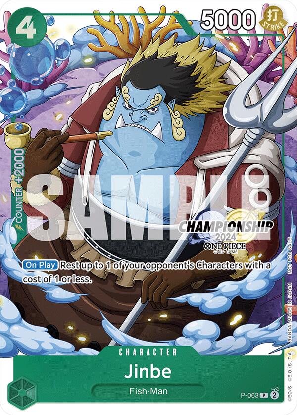 Image of Jinbe (CS 2024 Event Pack Finalist) [One Piece Promotion Cards]