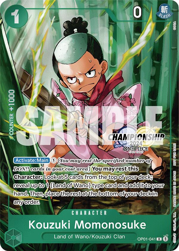 Image of Kouzuki Momonosuke (CS 2024 Celebration Pack) [One Piece Promotion Cards]