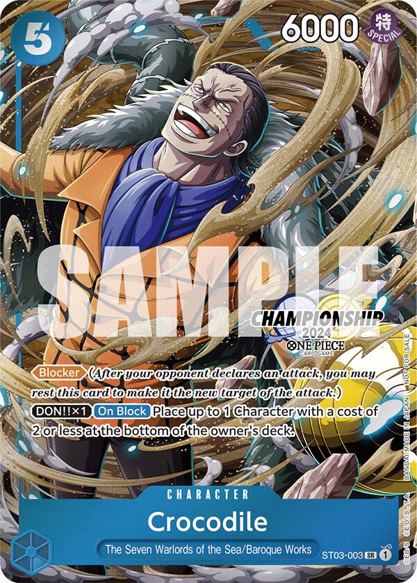 Image of Crocodile (CS 2024 Celebration Pack) [One Piece Promotion Cards]