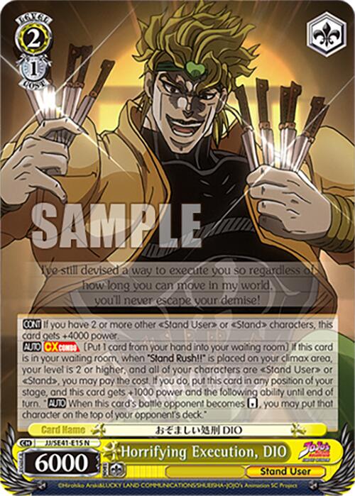 Image of Horrifying Execution, DIO (JJ/SE41-E15 N) [JoJo's Bizarre Adventure: Golden Wind]