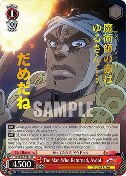 Image of The Man Who Returned, Avdol (JJ/SE41-E39J JJR) [JoJo's Bizarre Adventure: Golden Wind]
