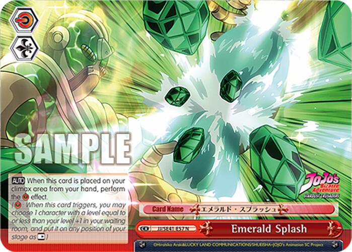 Image of Emerald Splash (JJ/SE41-E57 N) [JoJo's Bizarre Adventure: Golden Wind]
