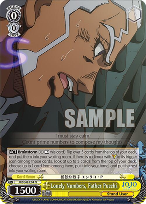 Image of Lonely Numbers, Father Pucchi (JJ/SE42-E04 N) [JoJo's Bizarre Adventure: Golden Wind]