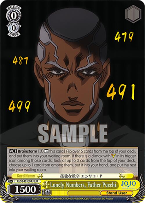 Image of Lonely Numbers, Father Pucchi (JJ/SE42-E04J JJR) [JoJo's Bizarre Adventure: Golden Wind]