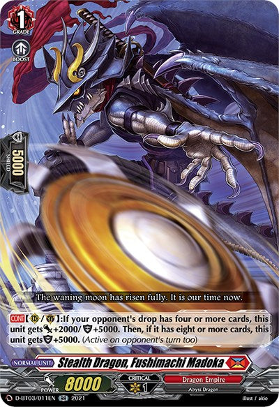 Image of Stealth Dragon, Fushimachi Madoka (D-BT03/011EN) [Advance of Intertwined Stars]