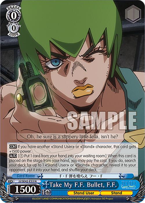 Image of Take My F.F. Bullet, F.F. (JJ/SE42-E33 N) [JoJo's Bizarre Adventure: Golden Wind]