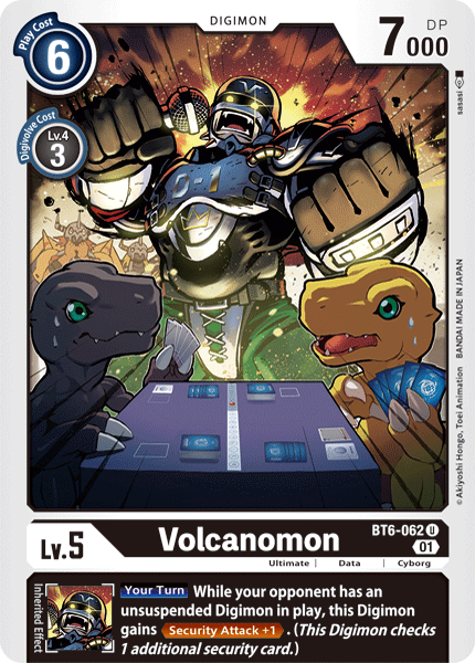 Image of Volcanomon [BT6-062] [Double Diamond]