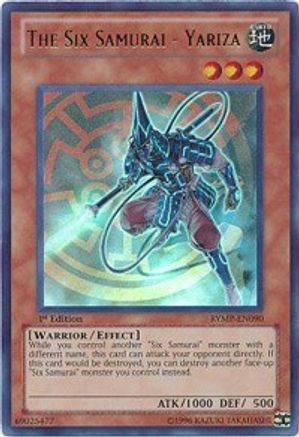 Image of The Six Samurai - Yariza [RYMP-EN090] Ultra Rare