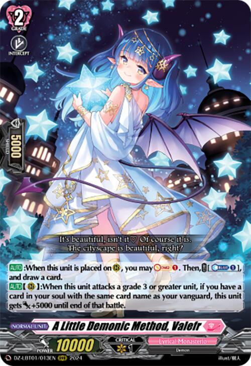 Image of A Little Demonic Method, Valefr (DZ-LBT01/013EN) [Lyrical Monasterio Sparkling Stars!]
