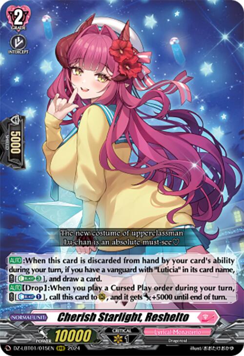 Image of Cherish Starlight, Reshelto (DZ-LBT01/015EN) [Lyrical Monasterio Sparkling Stars!]