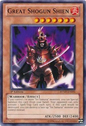 Image of Great Shogun Shien [RYMP-EN094] Common