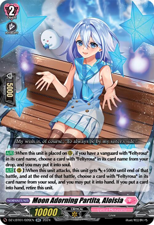 Image of Moon Adorning Partita, Aloisia (DZ-LBT01/026EN) [Lyrical Monasterio Sparkling Stars!]