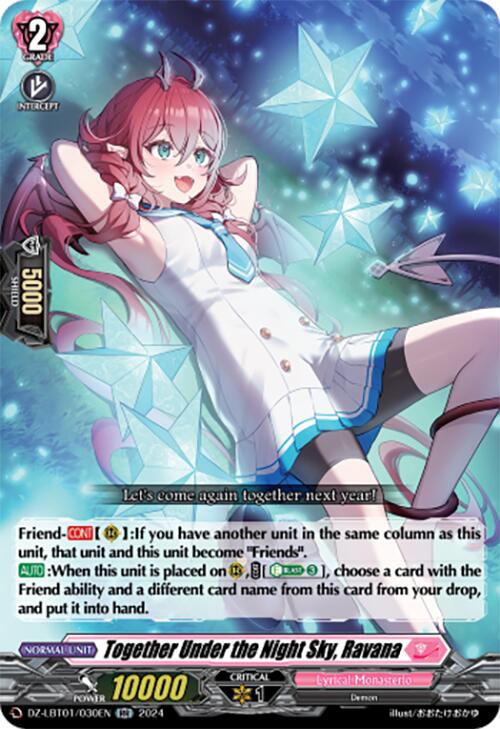 Image of Together Under the Night Sky, Ravana (DZ-LBT01/030EN) [Lyrical Monasterio Sparkling Stars!]