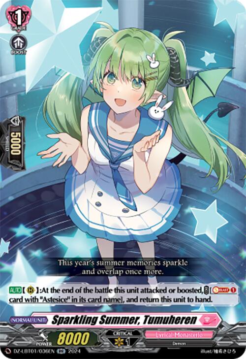 Image of Sparkling Summer, Tumuheren (DZ-LBT01/036EN) [Lyrical Monasterio Sparkling Stars!]