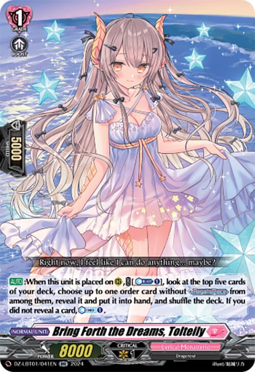 Image of Bring Forth the Dreams, Tolteily (DZ-LBT01/041EN) [Lyrical Monasterio Sparkling Stars!]